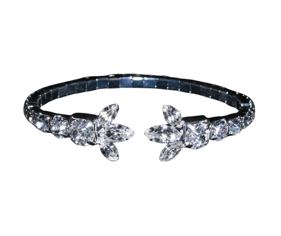 Crown Top Wraparound Coil Bracelet