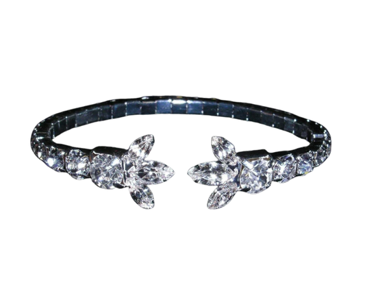 Crown Top Wraparound Coil Bracelet