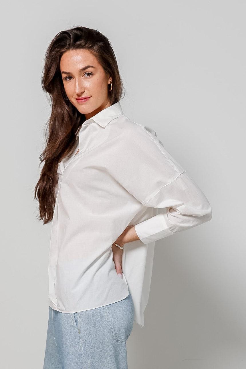Woven Basic Shirt-300 RTW TOP - LONG SLEEVE-FORMAL SOCIETY