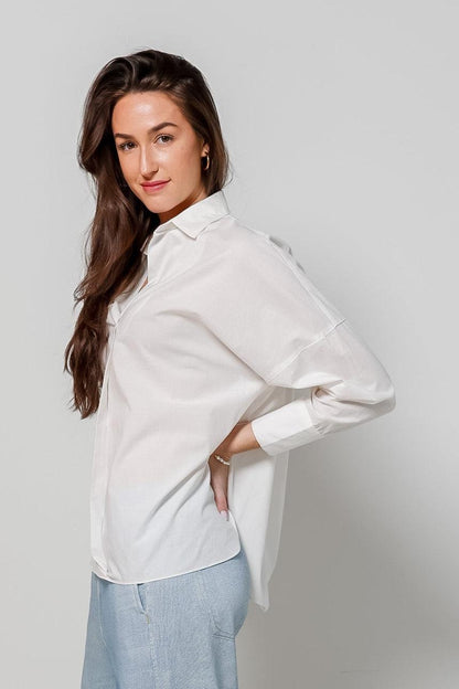 Woven Basic Shirt-300 RTW TOP - LONG SLEEVE-FORMAL SOCIETY