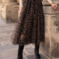 Aria Leopard Print Tulle Skirt