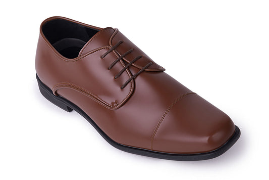 Cognac Brown Oxford Shoe-JFW-DISTRICT 1