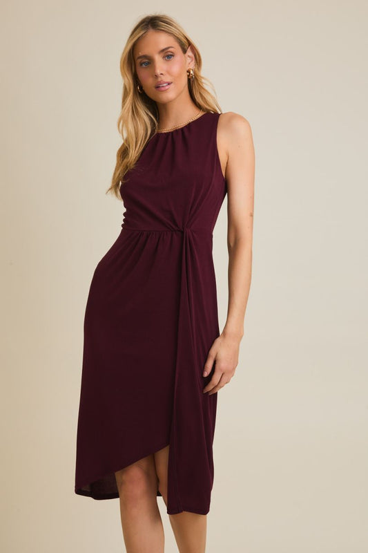Twist Tulip Midi Dress