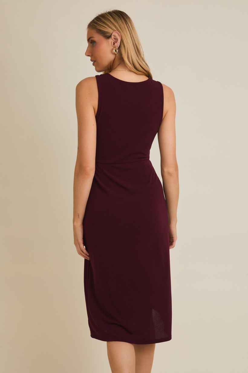 Twist Tulip Midi Dress