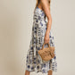 Abstract Print Dress