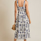 Abstract Print Dress