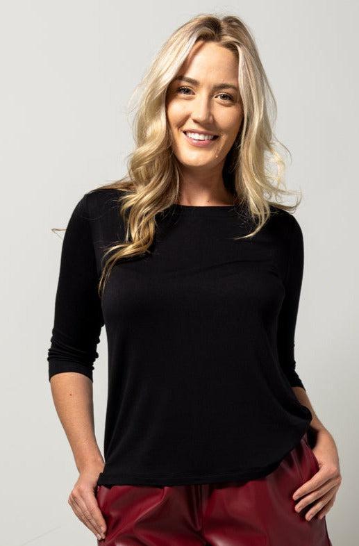 Julian Boat Neck Top-300 RTW TOP - LONG SLEEVE-FORMAL SOCIETY