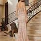 Long Strapless Full Sequin Prom Dress