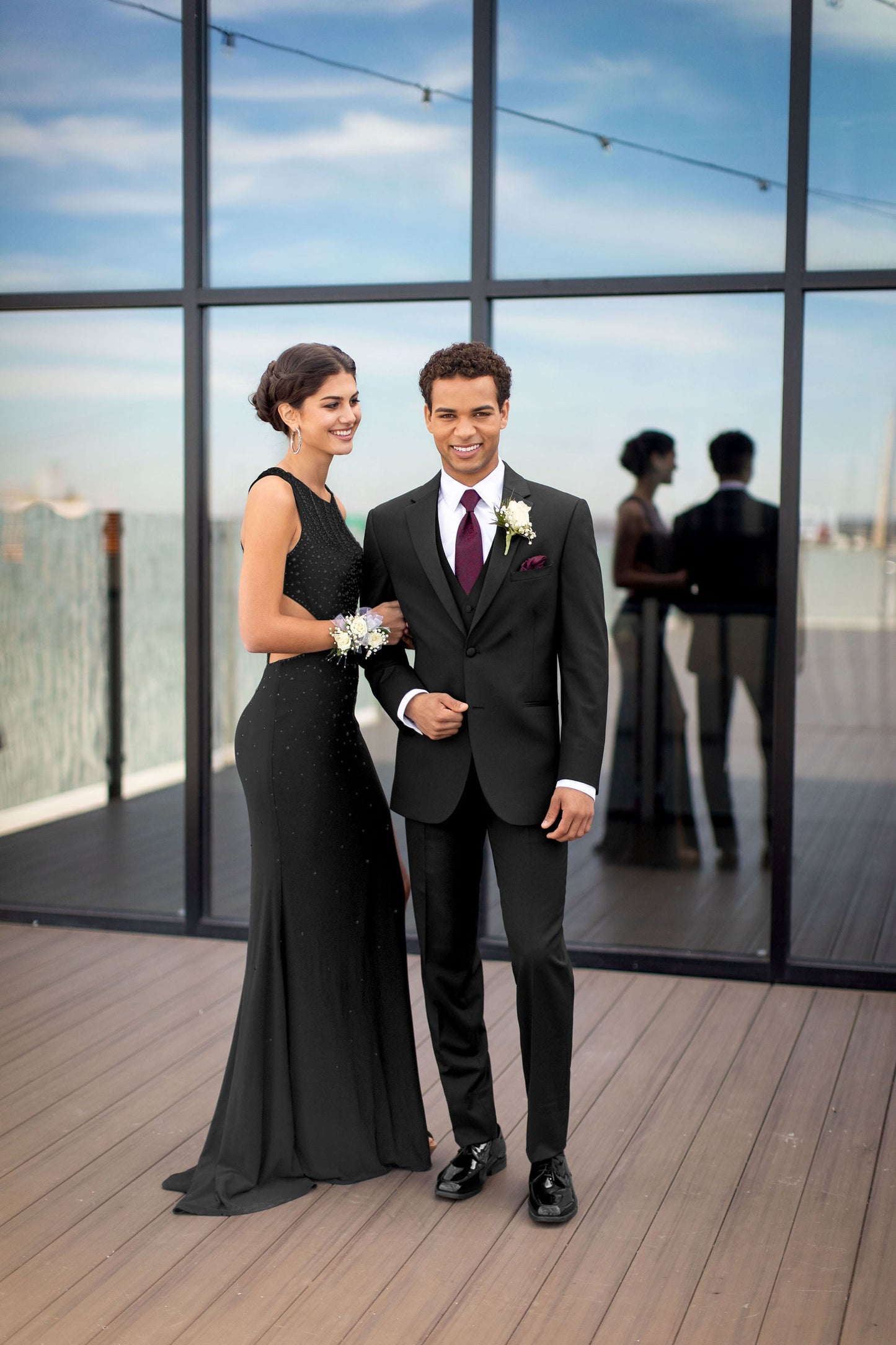 Michael Kors Black Performance Tuxedo Coat-JFW-DISTRICT 1
