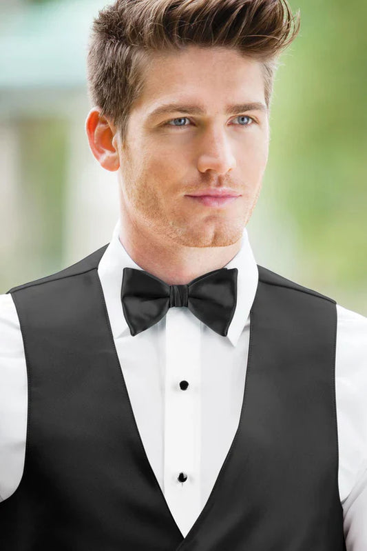 Michael Kors Solid Pre-Tied Bow Tie-JFW-DISTRICT 1