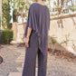 K258020 Classic Chiffon 2-Piece Asymmetrical Tunic and Pant Ensemble