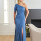 K258059 Gorgeous Jade Tiffany Chiffon Fit and Flare Gown