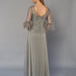 K268067 Amazing Sequin and Chiffon A-line Gown