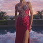 Sweetheart Rhinestone Neckline Prom Dress