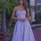 Jacquard Sweetheart Ball gown Prom Dress