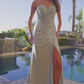 Strapless Sweetheart Prom Dress with Full Beaded Bustline