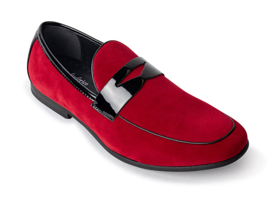 Red Suede Loafer-JFW-DISTRICT 1