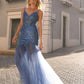 Mermaid Prom Dress with Sheer Mermaid Skirt