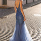 Mermaid Prom Dress with Sheer Mermaid Skirt