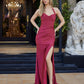 Fitted Jersey Halter Neckline Prom Dress