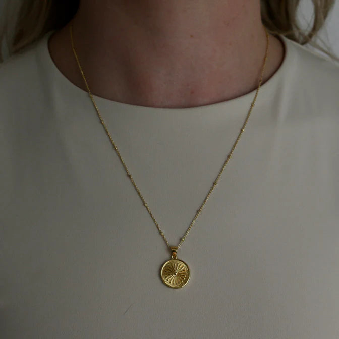 Sunny Coin Necklace