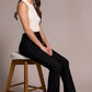 Flatten Pull On Black Pant