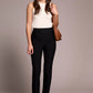 Flatten Pull On Black Pant