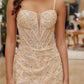 Trumpet Tulle Prom Dress with Semi Sweetheart Neckline