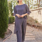 Classic Chiffon 2-Piece Asymmetrical Tunic and Pant Ensemble - K258020-999 FORMAL - MOB-FORMAL SOCIETY