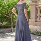Darling Stretch Illusion and Embroidery Lace A-line Gown - K258016-999 FORMAL - MOB-FORMAL SOCIETY