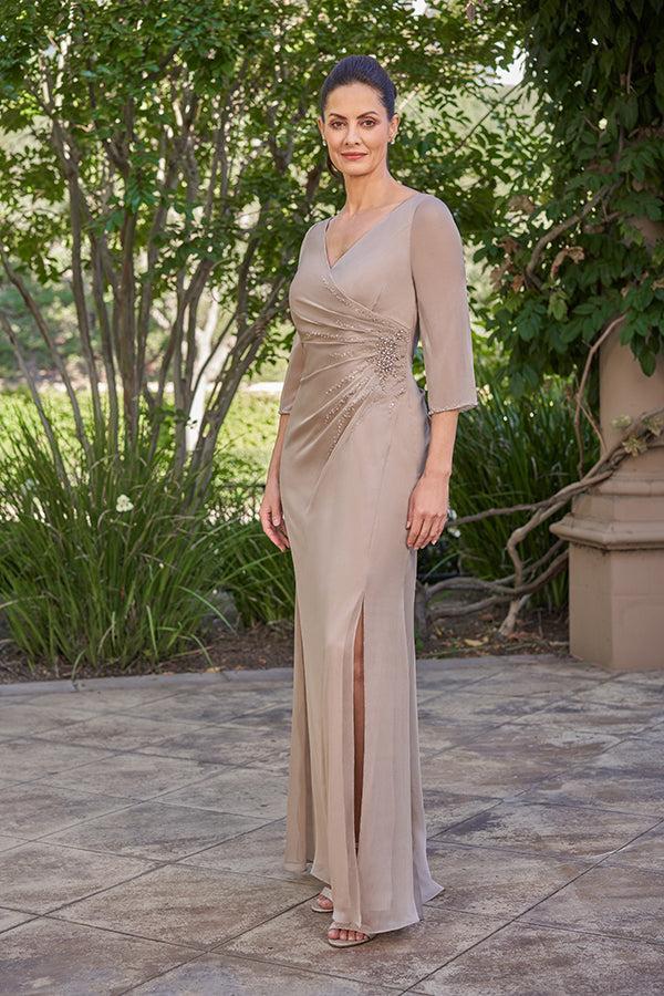 Lovely Jade Tiffany Chiffon Fit & Flare Gown - K258009-999 FORMAL - MOB-FORMAL SOCIETY
