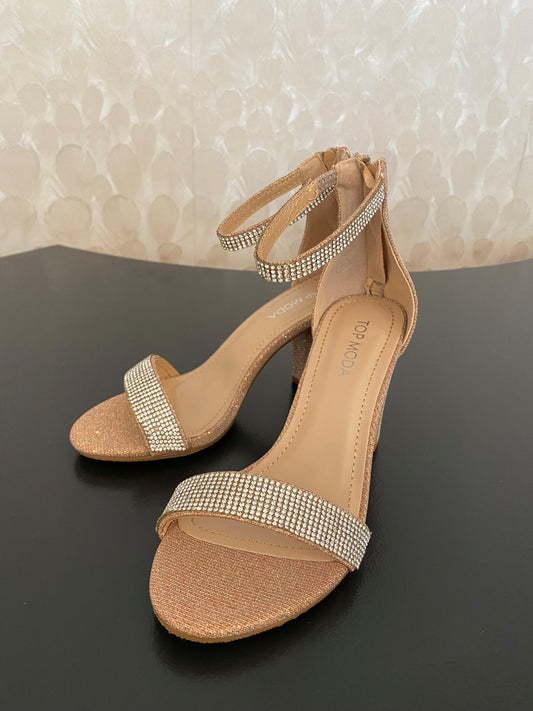 ROSIE GOLD HEEL-730 SHOES - FORMAL-FORMAL SOCIETY