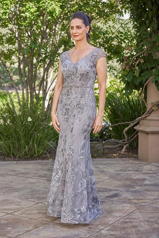 Chic Embroidery Lace Fit & Flare gown - K258028-999 FORMAL - MOB-FORMAL SOCIETY