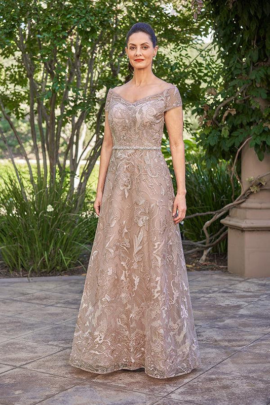 Exquisite Bella Embroidery Lace A-line Gown - K258030-999 FORMAL - MOB-FORMAL SOCIETY