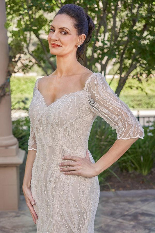 Glamorous Embroidery Lace Fit & Flare gown - K258026-999 FORMAL - MOB-FORMAL SOCIETY